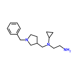 N-[(1-Benzyl-3-pyrrolidinyl)methyl]-N-cyclopropyl-1,2-ethanediamine Structure