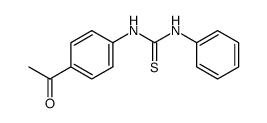 4-(phenylthiourenyl)acetophenone Structure