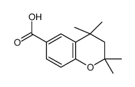 2,2,4,4-tetramethyl-3H-chromene-6-carboxylic acid结构式