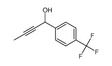 1-(4-(trifluoromethyl)phenyl)but-2-yn-1-ol Structure