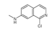 1-Chloro-N-methyl-7-isoquinolinamine结构式