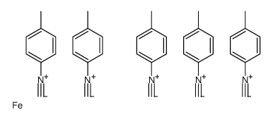 iron,1-isocyano-4-methylbenzene结构式