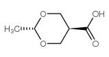 1,3-Dioxane-5-carboxylicacid,2-methyl-,trans-(9CI)结构式