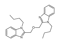 1-butyl-2-[(1-butylbenzimidazol-2-yl)methoxymethyl]benzimidazole Structure
