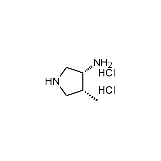 Cis-4-methylpyrrolidin-3-aminedihydrochloride Structure