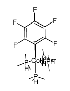 [cobalt(II)tetrakis(trimethylphosphine)(pentafluorophenyl)(hydride)]结构式