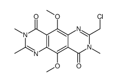 Pyrimido[4,5-g]quinazoline-4,9-dione,2-(chloromethyl)-3,8-dihydro-5,10-dimethoxy-3,7,8-trimethyl- picture