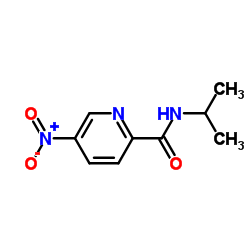 N-Isopropyl-5-nitro-2-pyridinecarboxamide Structure