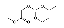 ethyl 2-diethoxyphosphanyloxyacetate Structure