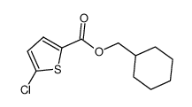 cyclohexylmethyl 5-chlorothiophene-2-carboxylate Structure
