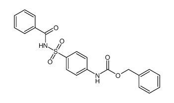 benzyl 4-(N-benzoylsulfamoyl)phenylcarbamate结构式