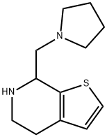 7-(pyrrolidin-1-ylMethyl)-4,5,6,7-tetrahydrothieno[2,3-c]pyridine Structure