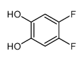 4,5-difluorobenzene-1,2-diol Structure