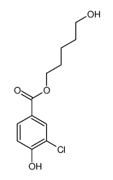 5-hydroxypentyl 3-chloro-4-hydroxybenzoate结构式