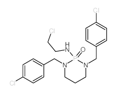 1,3,2-Diazaphosphorin-2(1H)-amine,N-(2-chloroethyl)-1,3-bis[(4-chlorophenyl)methyl]tetrahydro-, 2-oxide picture