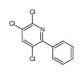 2,3,5-trichloro-6-phenylpyridine Structure