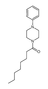 N-octanoyl-N'-phenylpiperazine结构式