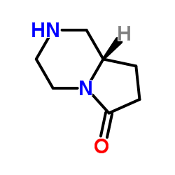 (8aS)-Hexahydropyrrolo[1,2-a]Pyrazin-6(2H)-One Structure