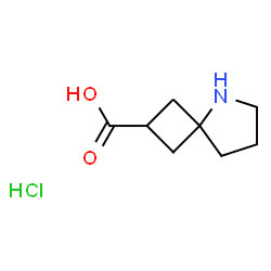 5-azaspiro[3.4]octane-2-carboxylic acid hydrochloride Structure