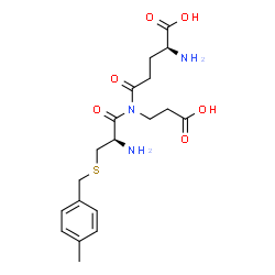 gamma-glutaminyl-S-(4-methylbenzyl)cysteinyl-beta-alanine structure