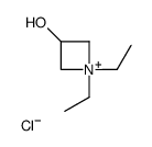 1,1-diethylazetidin-1-ium-3-ol,chloride结构式