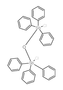 chloro-triphenyl-antimony hydrate Structure