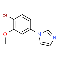 1-(4-Bromo-3-methoxyphenyl)-1H-imidazole Structure