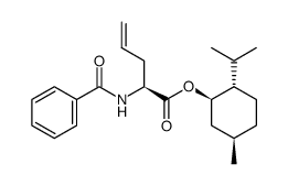 N-Benzoyl-2(S)-(2-propenyl)glycin-(1R,2S,5R)-menthylester Structure