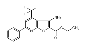乙基 3-氨基-6-苯基-4-(三氟甲基)呋喃并(2,3-b)吡啶-2-羧酸酯图片