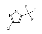 1H-Pyrazole,3-chloro-1-Methyl-5-(trifluoromethyl)-结构式