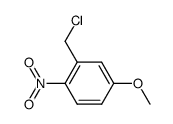 5-methoxy-2-nitrobenzyl chloride结构式