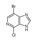 7-bromo-4-chloro-3H-imidazo[4,5-c]pyridine structure