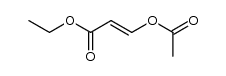 ethyl (E)-3-acetyloxy-2-propenoate Structure