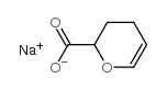 2H-Pyran-2-carboxylicacid, 3,4-dihydro-, sodium salt (1:1) Structure