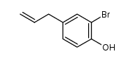 2-bromo-4-allylphenol结构式