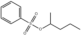 Benzenesulfonic acid, 1-Methylbutyl ester structure