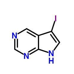 5-Iodo-1H-pyrrolo[2,3-d]pyrimidine structure