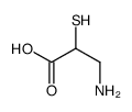 3-Amino-2-mercaptopropionic acid结构式