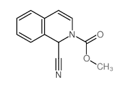 methyl 1-cyano-1H-isoquinoline-2-carboxylate结构式