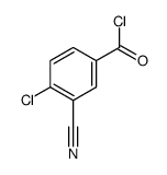 Benzoyl chloride, 4-chloro-3-cyano- (9CI)结构式