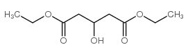 diethyl 3-hydroxyglutarate structure