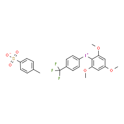 [(4-Trifluoromethyl)phenyl](2,4,6-trimethoxyphenyl)iodonium p-Toluenesulfonate Structure