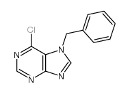 7-苯基-6-氯-7H-嘌呤结构式