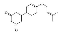 5-[4-(4-methylpent-3-enyl)cyclohex-3-en-1-yl]cyclohexane-1,3-dione Structure