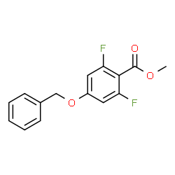4-Benzyloxy-2,6-difluorobenzoic acid methyl ester结构式