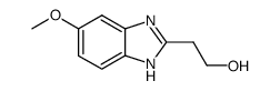 2-Benzimidazoleethanol,5-methoxy-(8CI) structure