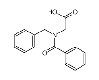 2-[benzoyl(benzyl)amino]acetic acid Structure