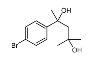 2-(p-Bromophenyl)-4-methyl-2,4-pentanediol结构式
