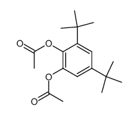 1,2-diacetoxy-3,5-di-tert-butylbenzene Structure