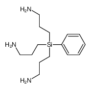 3-[bis(3-aminopropyl)-phenylsilyl]propan-1-amine结构式